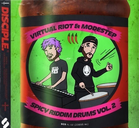 Disciple Samples Virtual Riot X Modestep Spicy Riddim Drums Vol.2 WAV